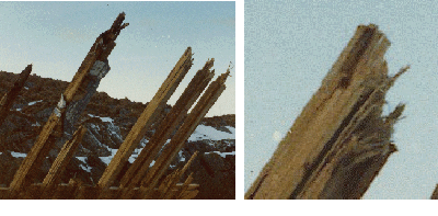 Figur 7.13 Viser noen av dekksbjelkene til «Utvik Senior».