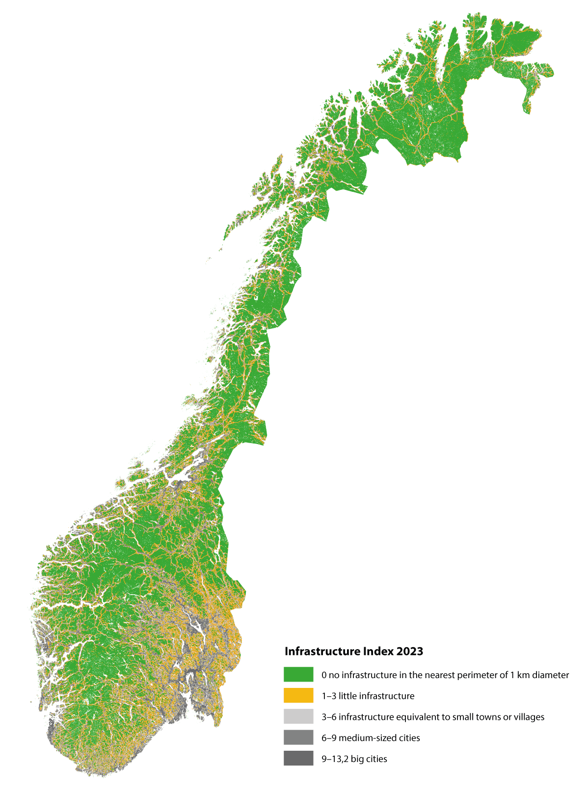 Figure 6.1 Infrastructure Index