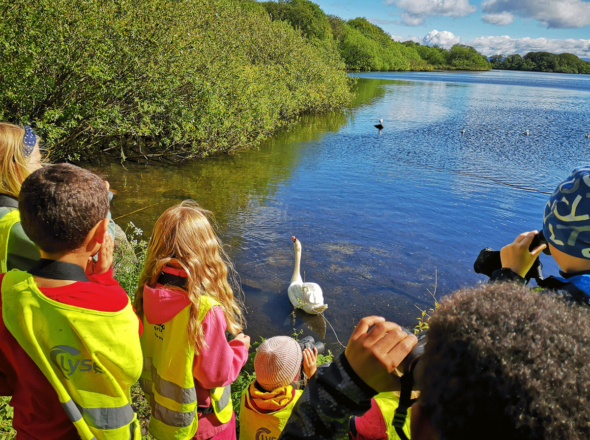 Figure 6.35 Children learning about birds