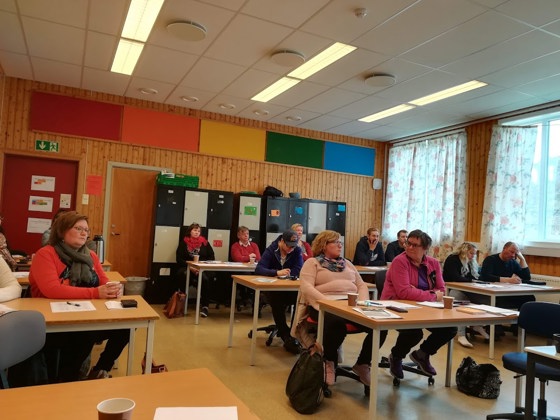 Deltaker på mobiliseringsmøte i Tana.