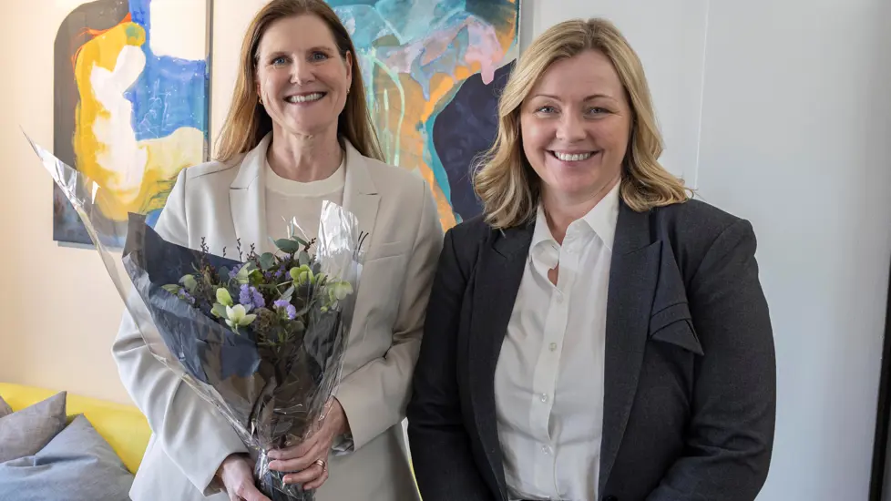 Ny Nav-direktør Hege Nilssen og arbeids- og inkluderingsminister Kjersti Stenseng.