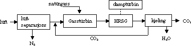 Figur 6.4 Prinsippskisse for oxyfuel.