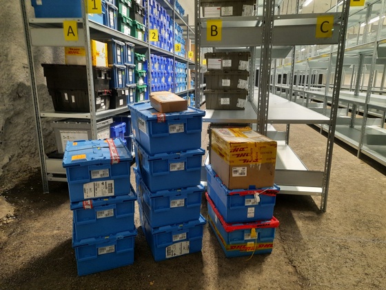 Frødeponering fra fem genbanker i februar 2021.