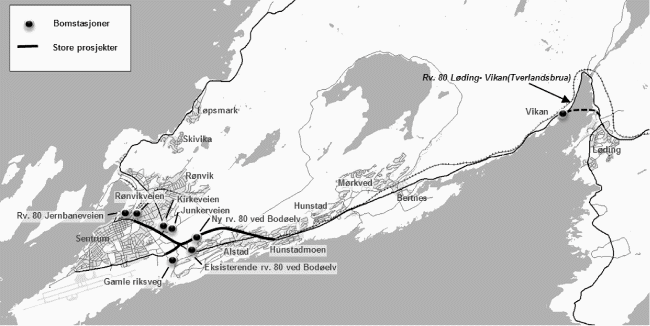 Figur 4.1 Bomstasjonar