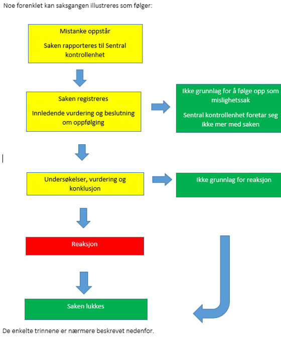Illustrasjon av saksgang