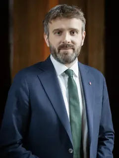 Portrettfoto av helse- og omsorgsminister Jan Christian Vestre - nøytralt ansiktsuttrykk