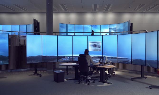 Et foto som viser et fjernstyrt tårn.