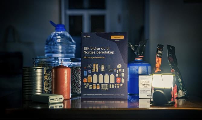 Et foto som viser utstyr for egenberedskap.