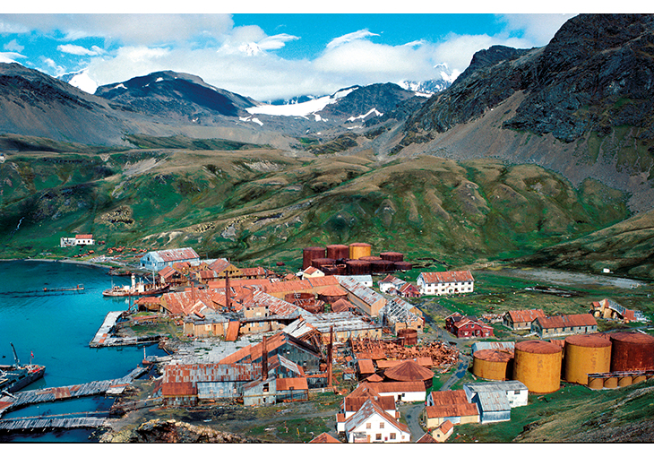 Figure 3.4 The whaling station at Grytviken, South Georgia, established in 1904. This picture is from the NARE expedition of 1989–90.
