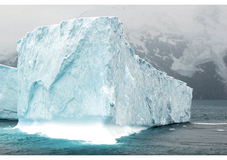 Figure 7.1 An iceberg off the coast
