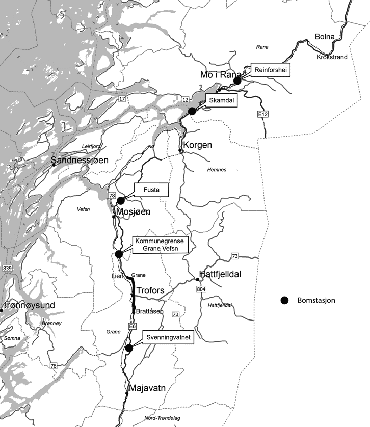 Figur 2.1 E6 Helgeland