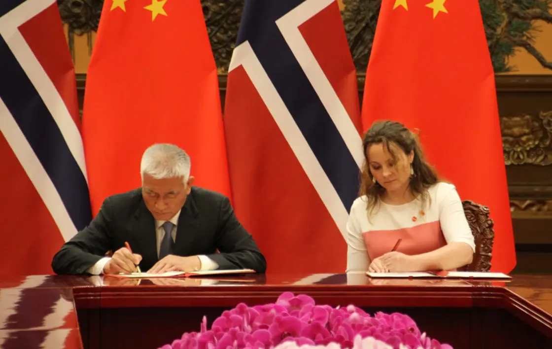 Bilde av statssekretær Rebekka Borsch i Kina