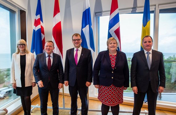 Nordisk statsministermøte på Åland 27. og 28. september 2016.