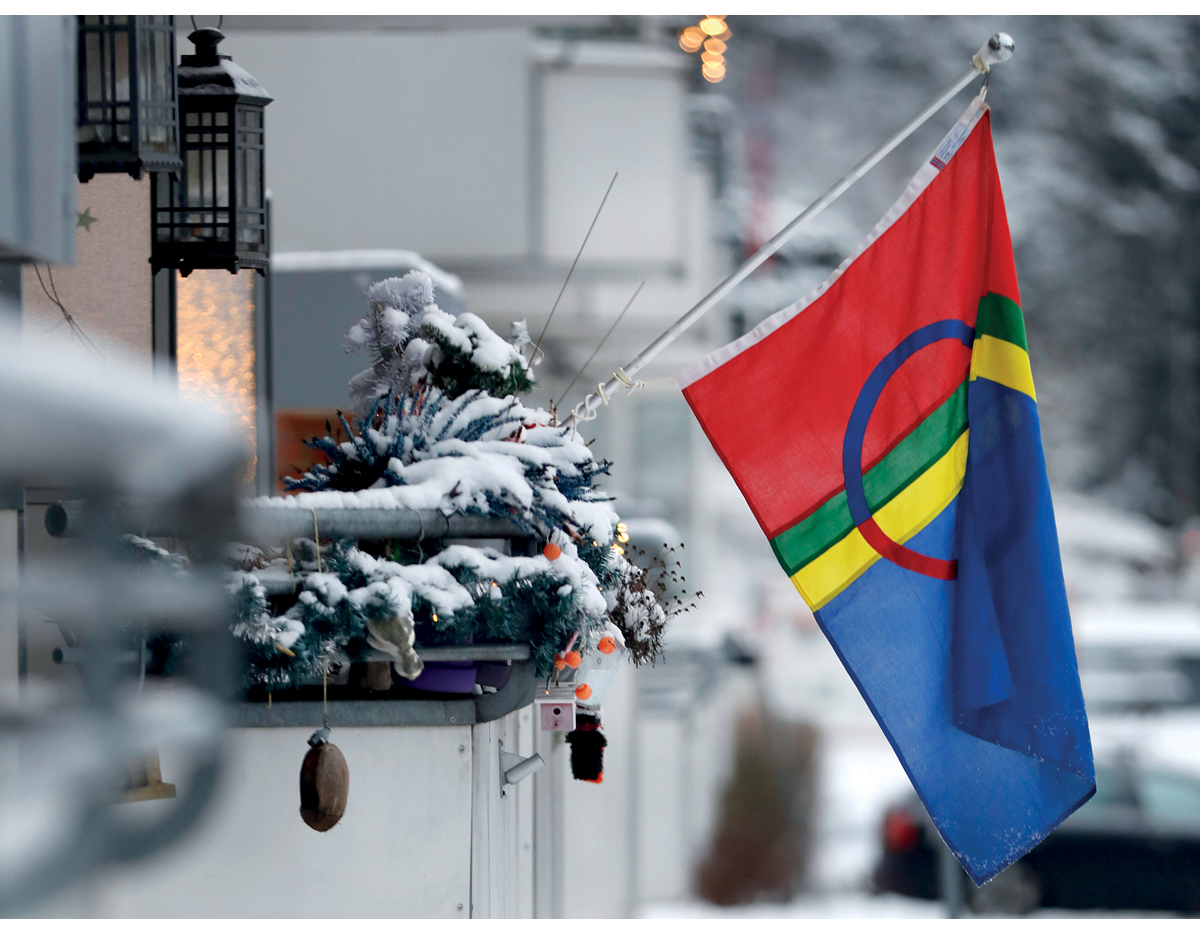 Figur 10.13 Samisk flagg.
