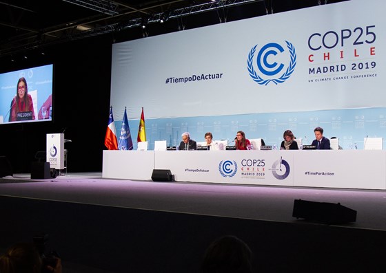 Fra avslutningen av den 25. partskonferansen under FNs klimakonvensjon - COP25 i Madrid i 2019.