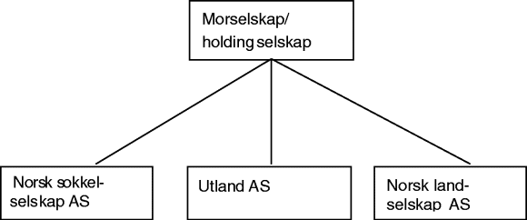 Figur 7-1 Søsterselskapsmodell