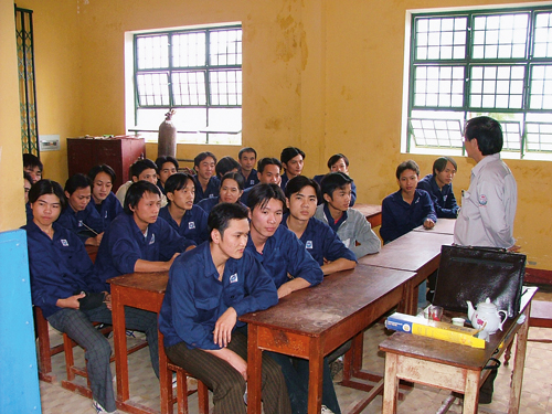 Figure 5.5 Educating workers in Vietnam through the Rogaland Training
 and Education Centre.