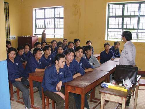 Figur 5.5 Utdanning av arbeidere i Vietnam gjennom Rogaland Training
 and Education Centre.