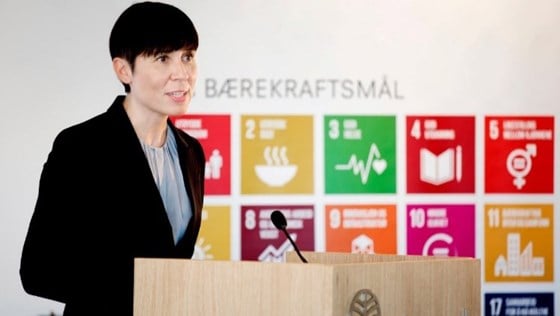 Norway's Foreign Minister Ine Eriksen Søreide. Photo: Espen Røst  Bistandsaktuelt