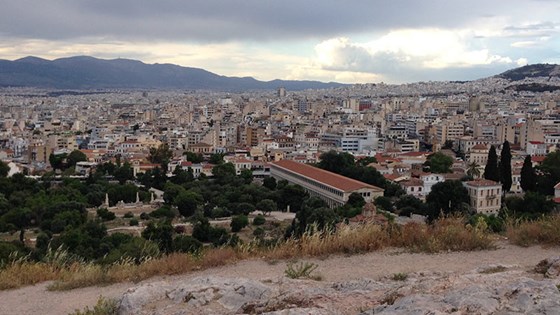 EEA grants have contributed to restoring parts of the buildings from antiquity in Athens. Photo: Inger Johanne Wiese.