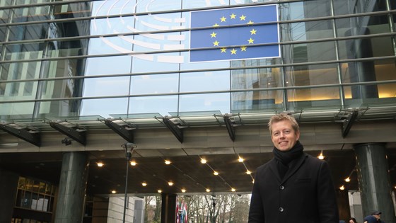 Statssekretær Tommy Skjervold i Brussel