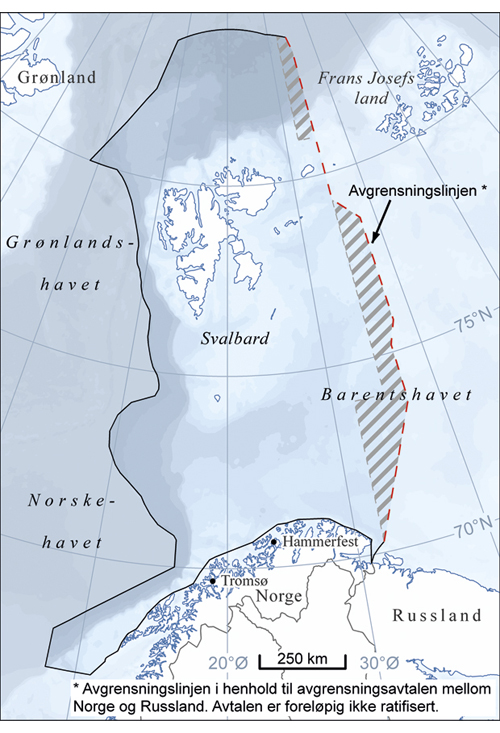 Figur 3.3 Norsk del av tidligere omstridt område