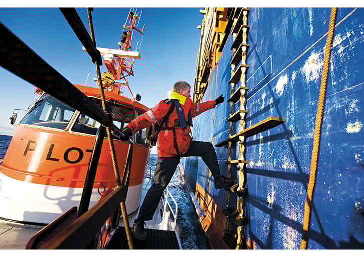 Figur 4.4 Losene bistår med navigasjonsveiledning og manøvrering.
