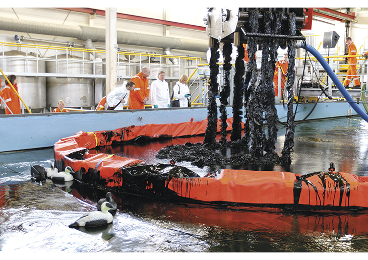 Figur 8.1 Nasjonalt senter for testing av oljevernutstyr ble gjenåpnet i Horten i februar 2015.
