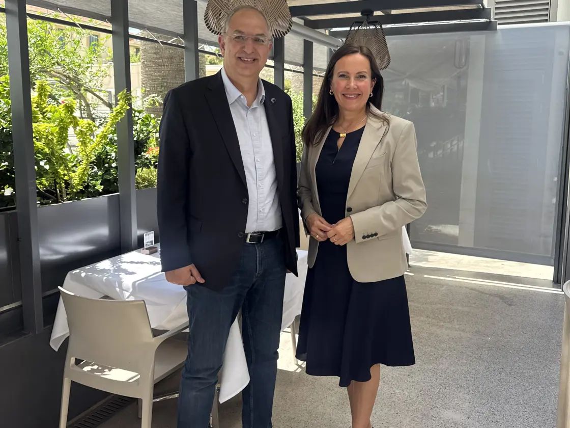 Marianne Sivertsen Næss møtte EUs fiskerikommissær Costas Kadis