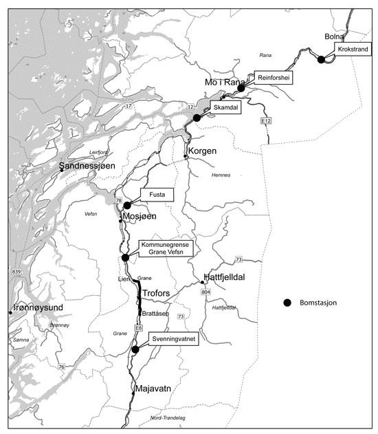 Figur 2.1 E6 Helgeland