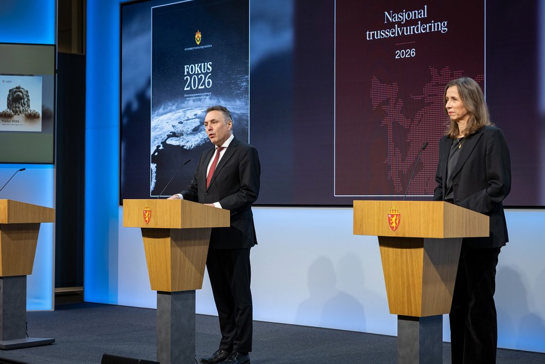 6. februar 2026 la Etterretningstjenesten, Politiets sikkerhetstjeneste og Nasjonal sikkerhetsmyndighet frem sine åpne trussel- og risikovurderinger.