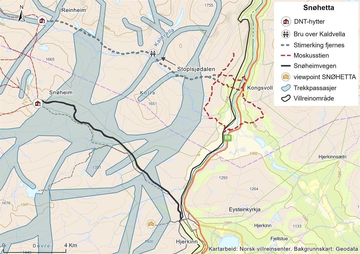 Oversiktskart over tiltakspakke 7