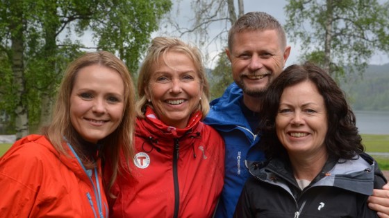 Gruppebilde av Linda Hofstad Helleland, Berit Kjøll, Bent Høie og Solveig Horne.