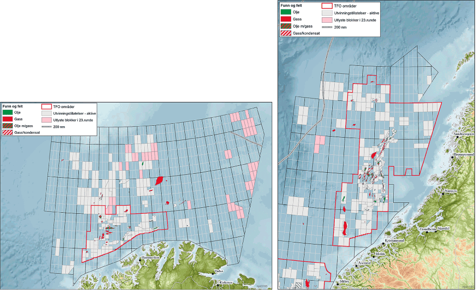 Figur 4.12 Blokker utlyst under 23. konsesjonsrunde