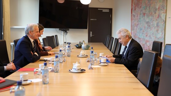 I dag møtte statsminister Jonas Gahr Støre lederen for Det internasjonale energibyrået (IEA), Fatih Birol. 