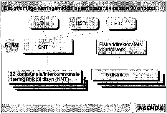 Figur 3.3 Figur 3 Illustrasjon av hele næringsmiddeltilsynet med antall
 enheter