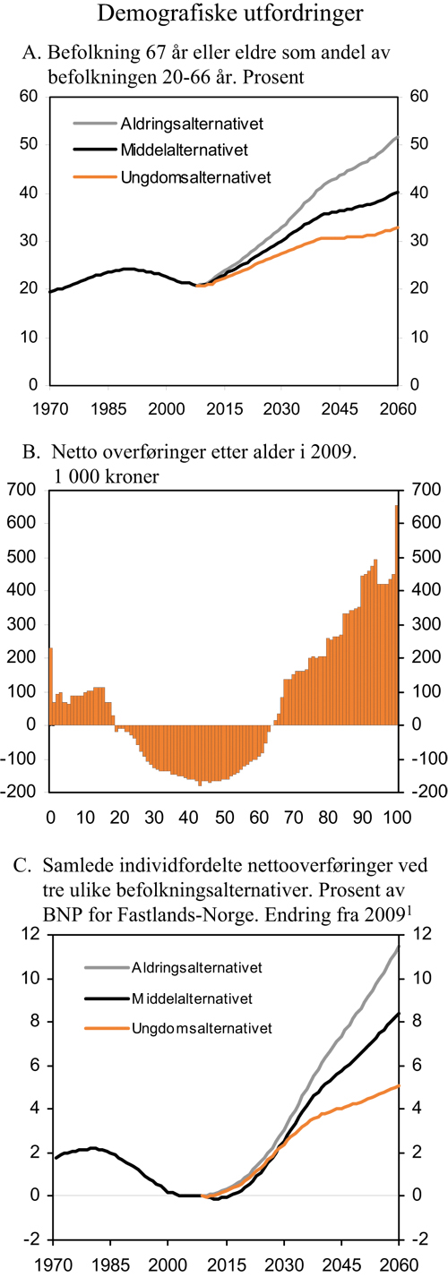 Figur 3.7 Demografiske utfordringer