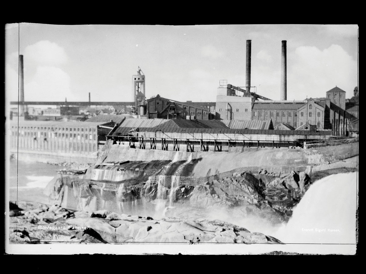 Borregaard fabrikker tidlig på 1900-talet