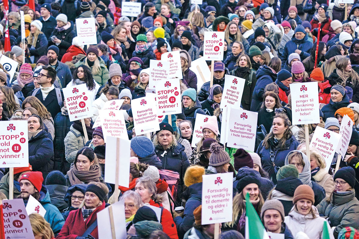 Markering av kvinnedagen 8. mars