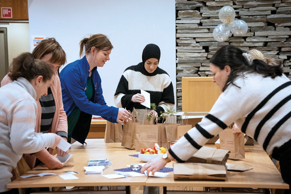 Frivillige pakker gaver