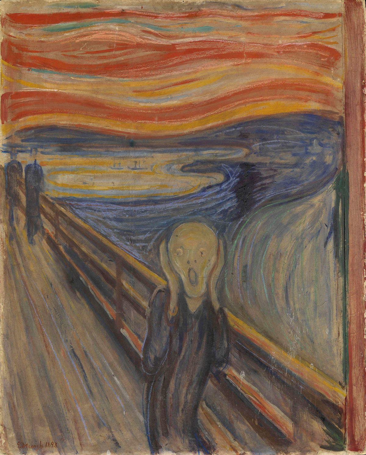Kunstverket «Skrik» av Edvard Munch