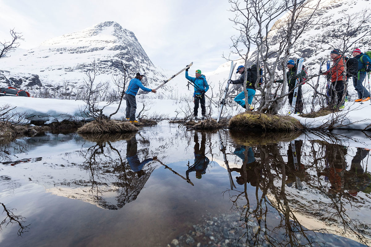 Skigåing på våren
