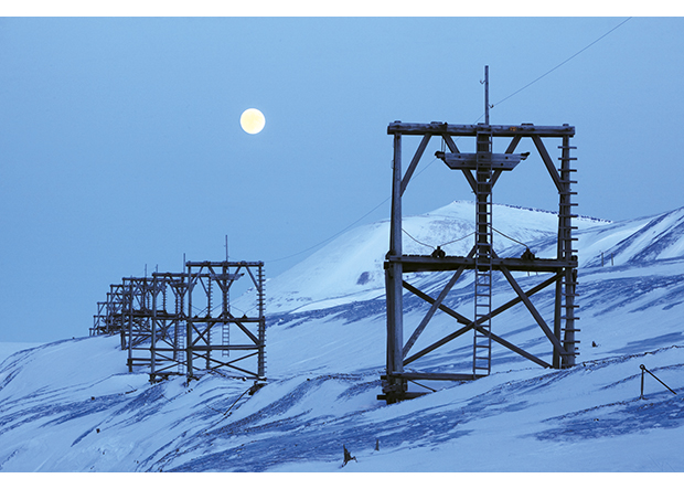 Figur 3.8 Taubanebukker på Svalbard. Fredet kulturminne.