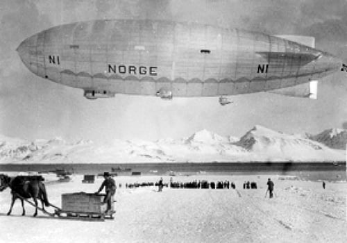 Figure 10.8 The airship Norge in Ny-Ålesund.