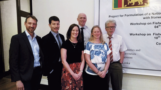 Figur 2.11 Representantar frå Nærings- og fiskeridepartementet i Sri Lanka 

