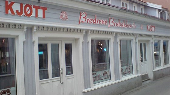 Butikken til Brødrene Brubakken i Kragerø.