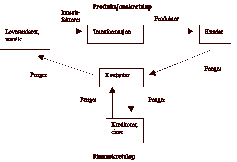 Figur 7.1 Illustrasjon av et produksjonskretsløp