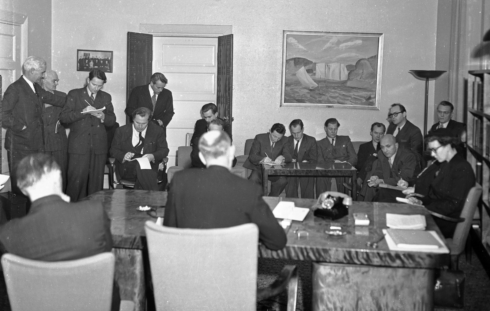 Pressekonferanse 13.11.1951