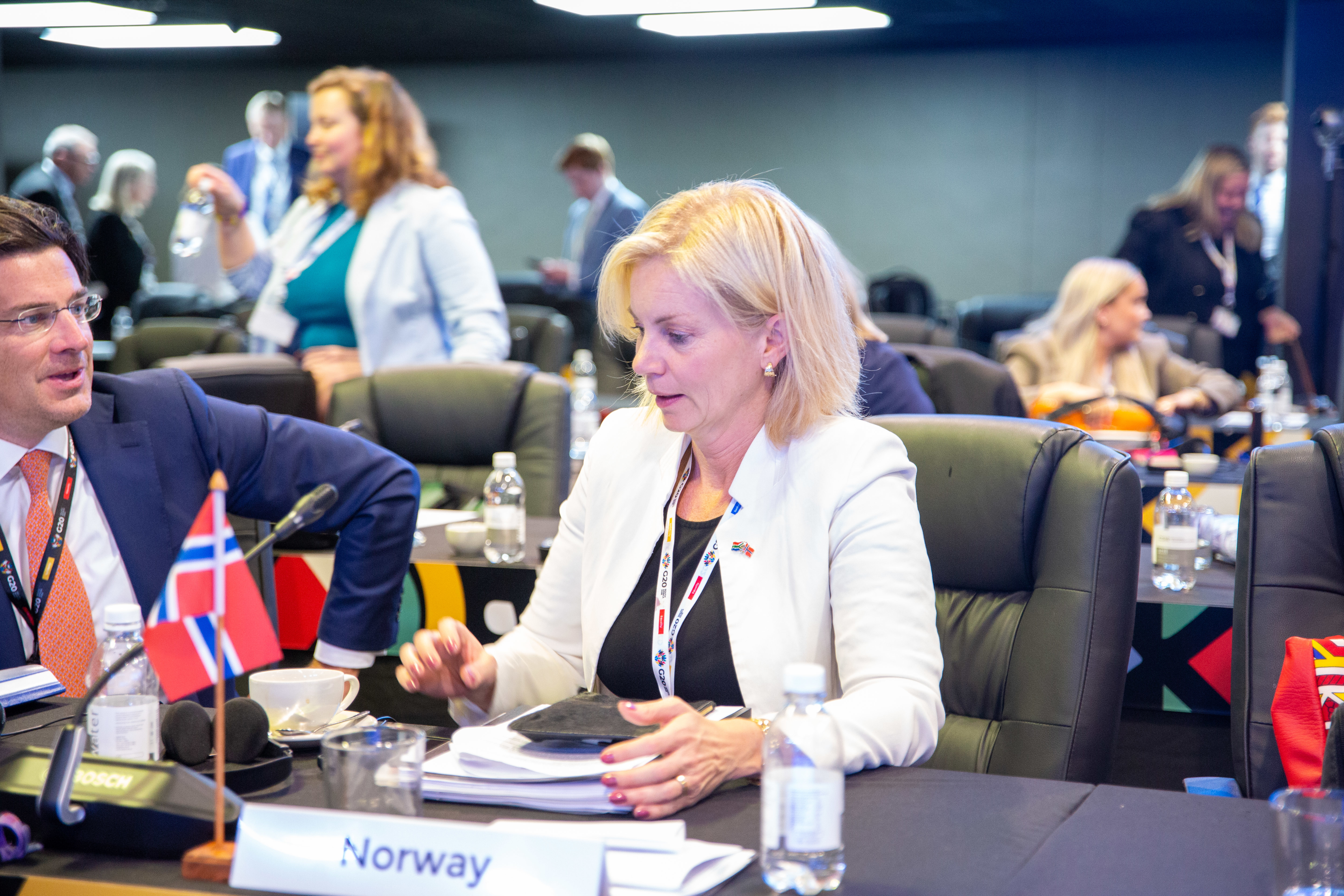 Forsknings- og høyere utdanningsministeren på G20 i Sør-Afrika