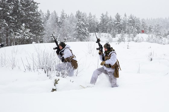 Regjeringen vil styrke det militære nærværet i Finnmark
